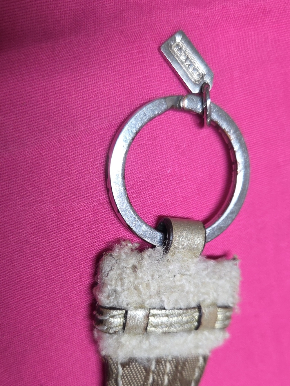 Authentic COACH leather Boot Keychain - Picture 6 of 6